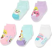 [Nickelodeon] unisex-baby Baby Shark 5 Pack Shorty Socks