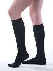 Allegro Essential Women's Knee Highs CT, Small 20-30mmHg (Navy)