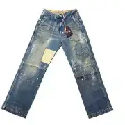 prps jeans men prps jeans japan prps jeans men 31*32 Patched Distressed Jeans US