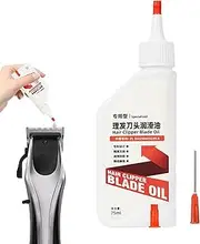 Clipper Oil, Precision Dropper Hair Trimmer Oil, Liquid Lubricant for Professional Cutting Tools Razors Scissors Chain Garage