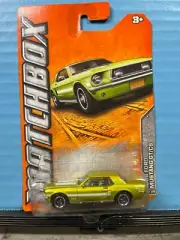 1/64 MATCHBOX OLD TOWN 1968 FORD MUSTANG GT/CS #61/120 LIME GREEN