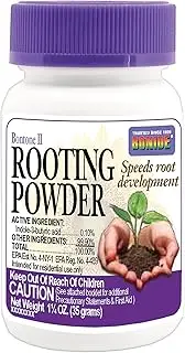 Bonide Bontone II Rooting Powder, 1.25 oz Ready-to-Use Dust for Houseplants and Transplants Speeds Root Development