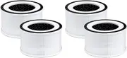 Binxind Replacement True HEPA Filters Compatible for Fillo//Allo Air Purifier 3-Stage Filtration, 4 Pack