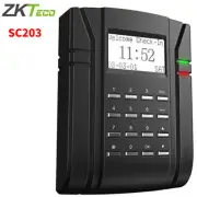RF Card Door Lock Control Systems ZKTeco SC203 High Speed Time Clock Attendance,
