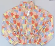 Women's Travis Mathew Weekend LIGHTWEIGHT Floral Zip Golf Pullover NEW