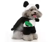 Halloween Panda Pets Costumes - Black Size:S