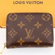 Louis Vuitton Zippy Coin Purse Monogram M60067 Compact Wallet Rfid Ic Chip Box S