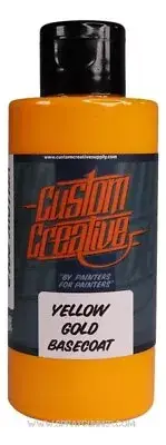 Custom Creative Solvent-Based Base Color Yellow Gold 150ml