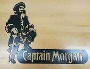 Captain Morgan metal wall art plasma cut decor rum gift idea