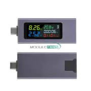TypeC USB Tester DC Digital Voltmeter Current Indicator ﻿Meter Ammeter Detector-