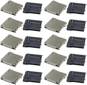 Spring Loaded Push/Push Micro SD Transflash Memory Card Socket Slot 20Pack