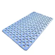 Bath Shower Mat Non-Slip Shower Mat Bathtub Mats Rubber Sucker Bathroom Mats - 75 x 43cm Blue