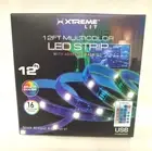 Xtreme 12ft Multicolor LED Light Strip Customizable USB-Powered, Remote Included
