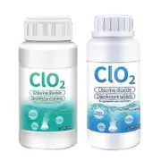 2 Pcs Chlorine Dioxide Cleaning Tablets for Healthy Antibacterial Chlorine Treatment - 100pcs