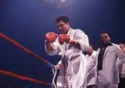 Muhammad Ali enters the ring vs Alfredo Evangelista during fight a- Old Photo
