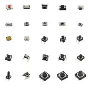 125pcs 25 Values Push Button Micro Momentary Tact Assortment