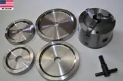 Brake Lathe 1" Double Quick Chuck Adapter / Backing Plate / Key fits Ammco