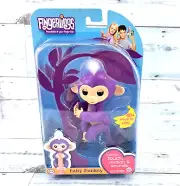 Fingerlings Baby Monkey Mia Purple With White Hair Interactive Toy