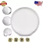 Dishwasher Safe Coupe Style Aluminum Pizza Tray Set - 20-Inch Diameter