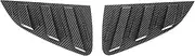 YJVVWQVF Car Rear Window Compatible for VW Polo 6 Mk6 GTI TGI TSI MPI 2019-2023 Shutter Cover Trim Rear Triangle Window Shade Spoiler Bodykits(Carbon Look)