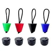 8Pcs Kayak Scupper Plug Bung with Lanyard Drain Plugs Outdoors Kayak Accessories