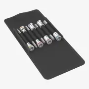 Wera 003180 8740 B 3/8" Drive Zyklop Hex-Plus Bit Socket Set with Holding Functi