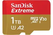 SanDisk 1TB Extreme MicroSDXC Memory Card UHS-I U3 C10 V30 A2 190MB/s