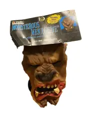 Vintage 2002 Paper Magic Group Wolfman Halloween Latex Mask NWT