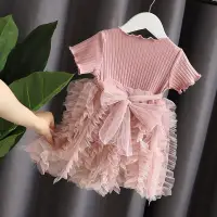 在飛比找蝦皮購物優惠-兒童洋裝 韓版 女童洋裝紗裙 夏季洋裝夏裝新款童裝女童寶寶洋