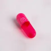 100 x Empty Gelatin Capsules Size 0 Joined - Pink Insta