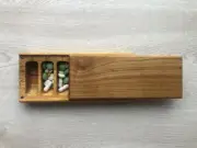 BIG Wooden Pill Box 7 Day /Pill Dispenser/Pill Organiser/Organizer/Pill Case