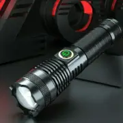Rechargeable xhp70 Most Powerful LED Flashlight USB Zoom torch