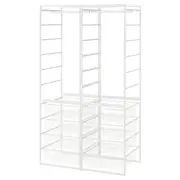 JONAXEL wardrobe combination, white, 99x51x173 cm