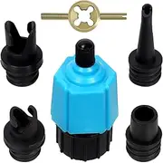 Inflatable Boat SUP Pump Adaptor Air Pump Converter Standard Adapter SUP Valve Adapter Head Connector for Inflatable Rowing Boat, Stand Up Paddle Board, Inflatable Bed, Kayak