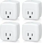 HBN Smart Plug Mini, WiFi Outlet Works with Alexa, Google Home Assistant 4-Pack