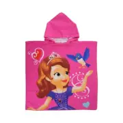 Sofia the First Kids Hooded Towel Poncho