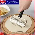 Stainless Steel Baking Roller Docker Pastry Dough Pizza Pie Tool Pitter New