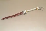 Key Chain - Rope center curb style w/ lace (J5)
