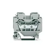 A●10pcs WAGO 284-101 ​2-Conductor Through Terminal Block 10,00 mm² Gray New