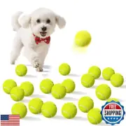 Dukuueie 20 Pack Small Tennis Balls for Dogs, Easy Catching Pet Balls for Exe