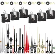 EMOON 6 Pieces Clock Mechanism Replacement Kit with 9 Pack Clock Hands, Silen...