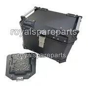 Royal Enfield Interceptor & GT 650 Aluminium Pannier Luggage Top Box Matt Black (for: Royal Enfield)