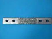 New Burndy Flexible Braided 12" 2 Hole Grounding Strap Connector BG12