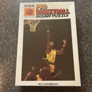 1971 NBA Officially Licensed Jigsaw Puzzle Wilt Chamberlain Sealed LA Lakers