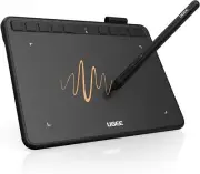 Drawing Tablet S640 Digital Graphics Pad with Battery-Free Stylus.