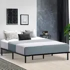 Double Metal Bed Frame with Headboard(Base Only), Metal Platform Bed with Easy A