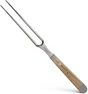 GÜDE Solingen - Carving Fork, 18 cm, Olive Wood, Alpha Olive, Double Choker, Handmade Germany