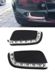 Pair For Benz Smart Fortwo 20-11 LED DRL Daytime Running Fog Light Lamp Replace (for: Smart)