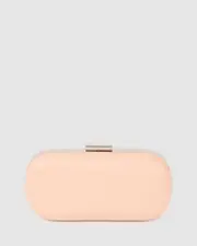 Natural Monika Hardcase Clutch Bag