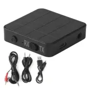 Bluetooth 5.0 2-in-1 o Receiver Transmitter Music Stereo Adapters for Car TV PC